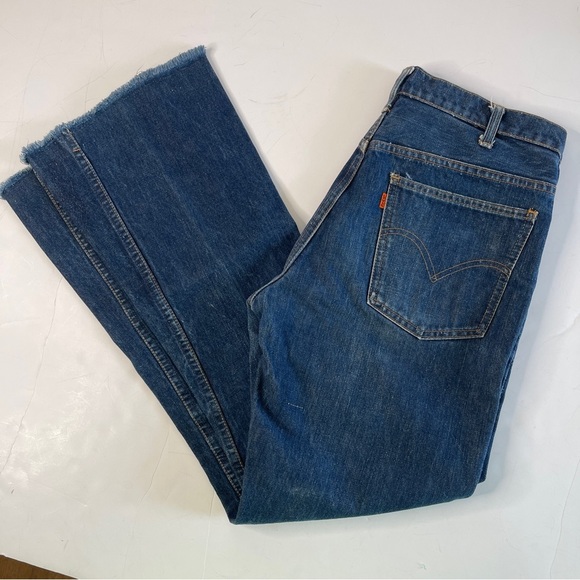 Levi's Other - LEVI'S Orange Tab 646 Jeans 1970s Bellbottom Size 32